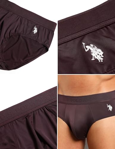 Image of U.S. Polo ASSN. Men's AB001 Microfiber Brief with Quick Dry Feature - Pack of 1