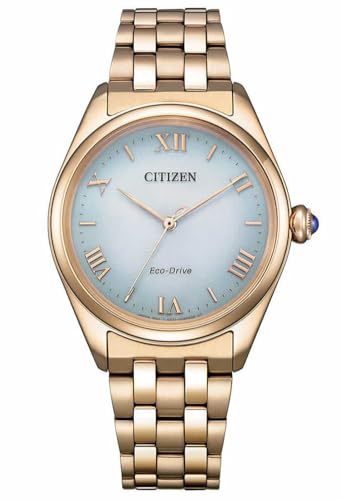 Montre Citizen L EM1143-81X pour femmes montre bracelet en acier inoxydable et verre saphir
