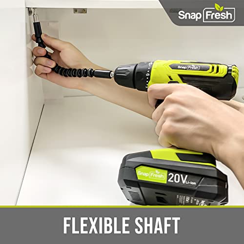 Cordless Drill, Snapfresh 20V Power Drill/Driver Set W/ 3/8'' Keyless Chuck, 310 In-Lbs Torque, 21+1 Torque Setting, 2 Variable Speed, 43Pcs Drill Bits, Battery & Charger, Electric Drill For Home Diy … #TOP5