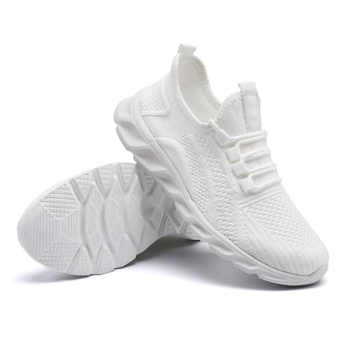 Image of DLWKIPV Womens Slip on Walking Tennis Shoes for Women Work Running Athletic Gym Sports Sneakers Lightweight Casual Shoe