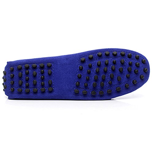 Image of ANUFER Women's Classic Suede Penny Loafers Comfort Handmade Slipper Moccasins
