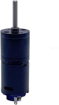 Variable Reduction Geared Dc Gear Motor, 25GA-370, 12v High Torque Dc Electric Motor, Electric Motor Brushes DC Robot, Small Motor Black Long Axis Geared Electric Size 939rpm, Color 12V