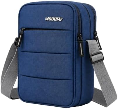 Wooum Sling Bag for Men & Women | Crossbody Shoulder Bag with Multiple Pockets, Adjustable Strap | Travel Office College Casual Daily Use Sling Bag 1 Year Warranty