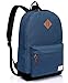 Produktbild Schulrucksack Jungen, Kasgo Classic Schultasche mit Gepolstertem 15.6 Zoll Laptopfach Rucksack Jugendliche Marineblau MEHRWEG
