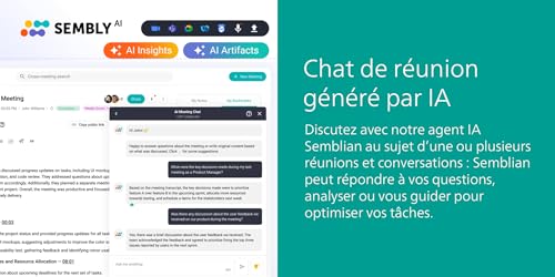 Enregistreur Philips VoiceTracer DVT8115, Microphone de réunion à 360°, 8Go, Enregistrement de réunions. Licence d'essai Sembly AI : Transcription, résumés créés par l'intelligence Artificielle