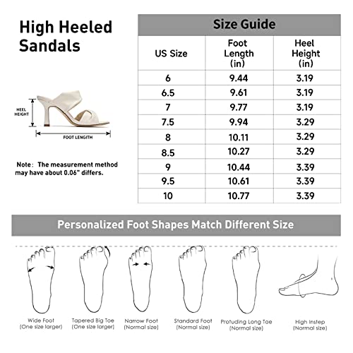 SelenePair-Womens-Square-Open-Toe-High-Heeled-Sandals-Fashion-Stiletto-Heel-Pumps-Backless-Peep-Toe-Slip-on-Dress-Shoes