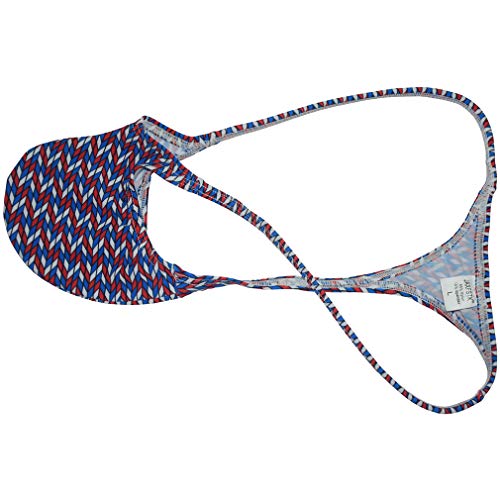 OROCOJUCO Men's Stretchy Pouch Micro Thong Sexy Underwear G-String Spandex T-Back