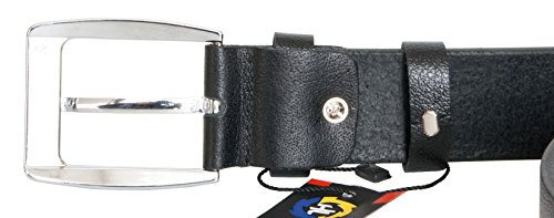FLW Cowhide Leather Belt Heavy Duty 1.4 inch (36 mm) Wide Long 73 inch (185 cm) for Waist 67 inch/170 cm4