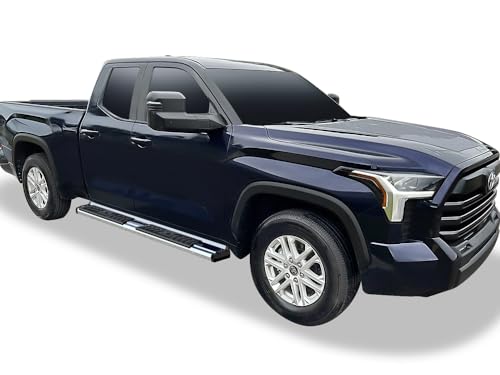 Estribos estilo OE cromados para Toyota Tundra 2022-2026 Doble Cabina miniatura 2