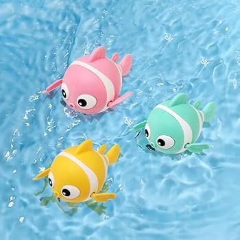 Jouets De Bain Bébé BelleStyle - 3 Poissons Flottants à Remonter - Pour Enfants 1-4 Ans - Sans Piles