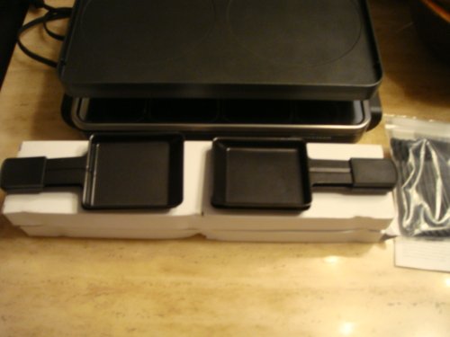 Swissmar Kf-77041 Gourmet 8-Person Raclette Grill, Black With Mini Tool Box (Fs) #TOP2