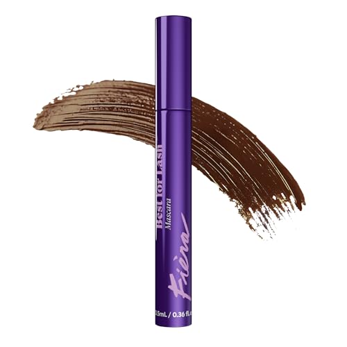 Image of Fiera Best for Lash Mascara for Women Over 40 - Volumizing, Lengthening & Lifting Peptide Mascara with Vitamin B5 - Smudge-Proof, Flake-Resistant, Gentle Washable Formula, Brown