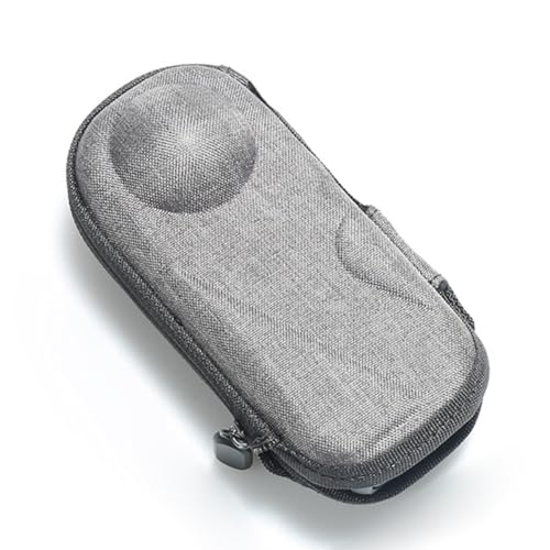 per Insta360 X4 Accessori Custodia da trasporto portatile da viaggio a prova di caduta Mini custodia per corpo macchina Grigio chiaro