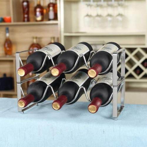 Soporte apilable para botellas de vino moderno miniatura 1