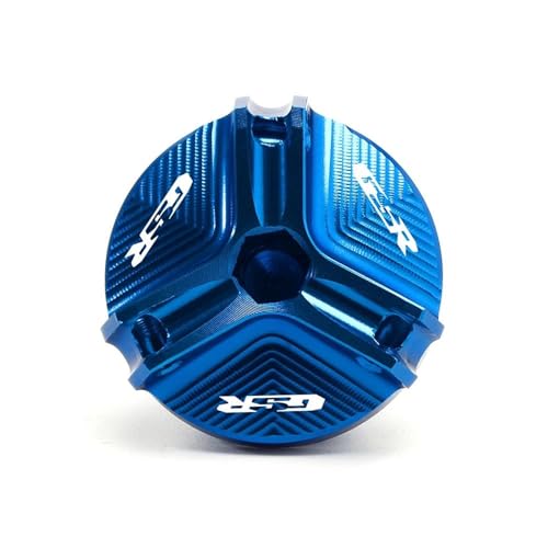 Tapa de líquido de frenos delantero azul para moto Suzuki GSR 750 y GSR 600