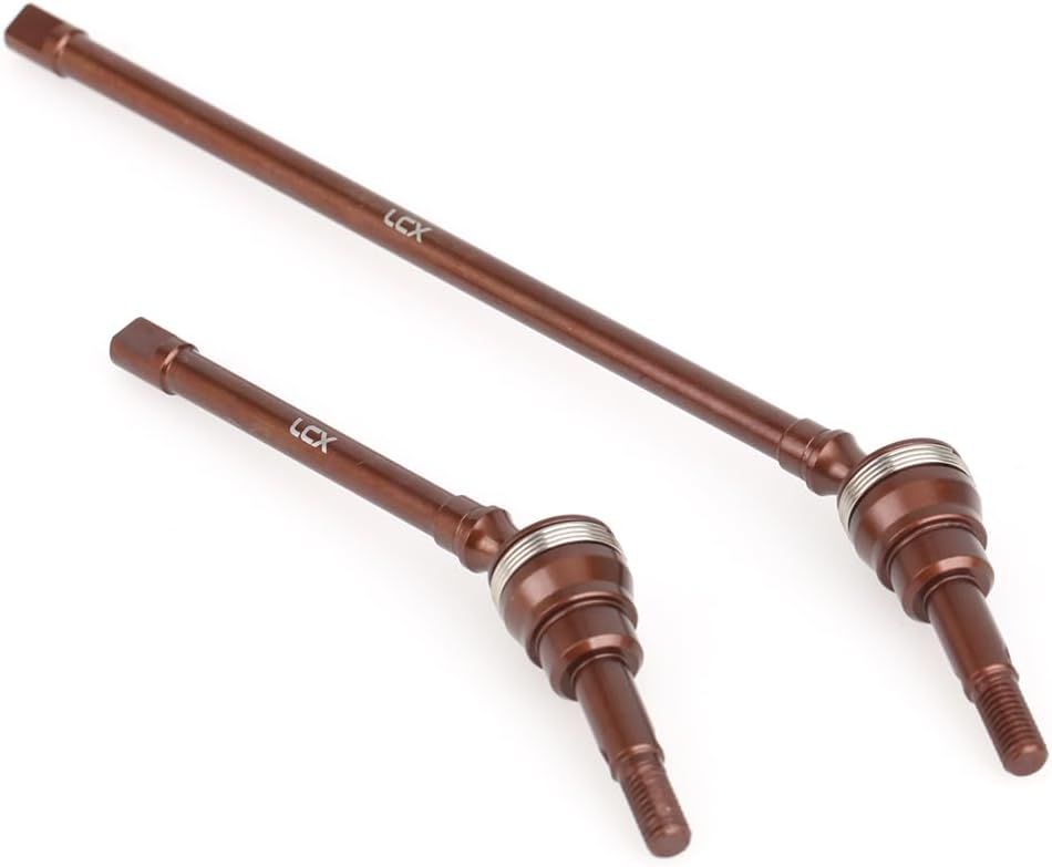 LCX Racing 1/10th RC Crawler Car Hard Steel AR14B Axle Front Axle Internal CVD Drive Shaft for Axial RBX10 RYFT AXI03009 AXI03005, Upgrades Parts Accessories (Front Axle Shaft CVD)