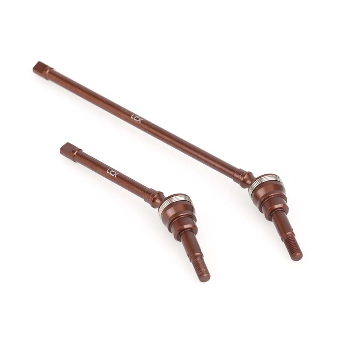 LCX Racing 1/10th RC Crawler Car Hard Steel AR14B Axle Front Axle Internal CVD Drive Shaft for Axial RBX10 RYFT AXI03009 AXI03005, Upgrades Parts Accessories (Front Axle Shaft CVD)
