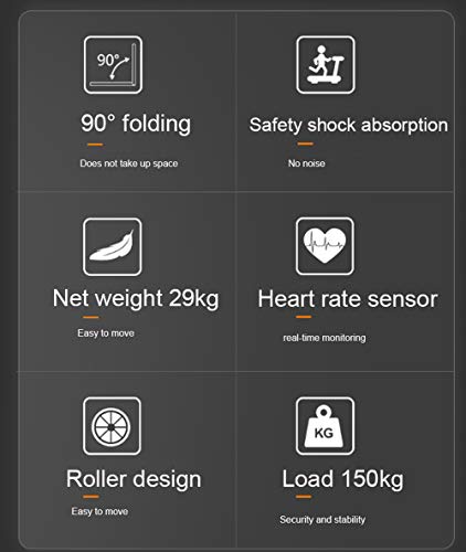 Image of Treadmill Foldable Mechanical Treadmill Multifunction Silent Treadmill HD LED Eye Protection Display Speed Adjustment 0.8-12km /h