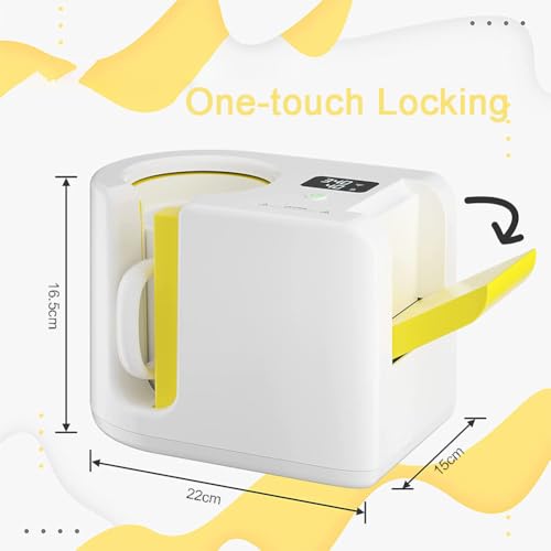 Máquina automática portatil para sublimación de tazas 11oz miniatura 7