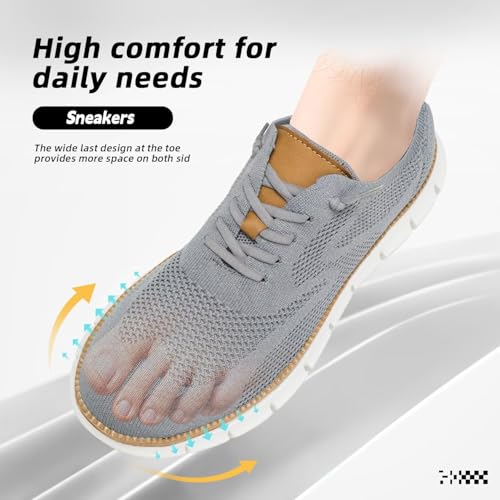 Image of Men's Oxfords Business Shoes Fashion Mesh Casual Dress Walking Sneakers Comfortable Lightweight Soft Sole