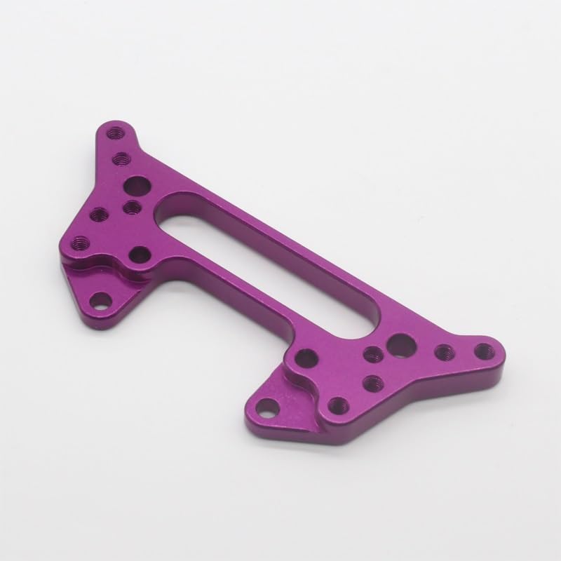 BrewJa Compatible with HSP 102023 122023 Aluminum Rear Shock Tower 02042 1/10 Upgrade Parts Compatible with Flying Fish 94102 94103 94122 94123 (Color : Purple)