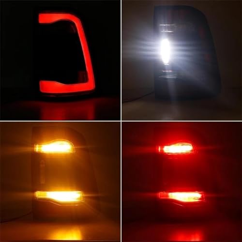 Luz trasera de coche para RAM 1500 2019-2021: Solucione faros rotos e ITV 6