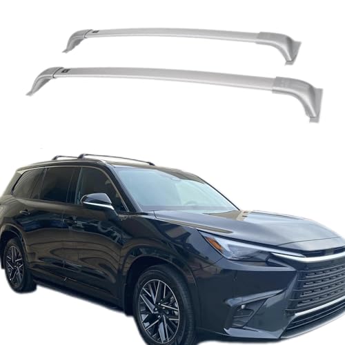 Techo baca coche barras aluminio de diseño integrado para Lexus TX 500h 2