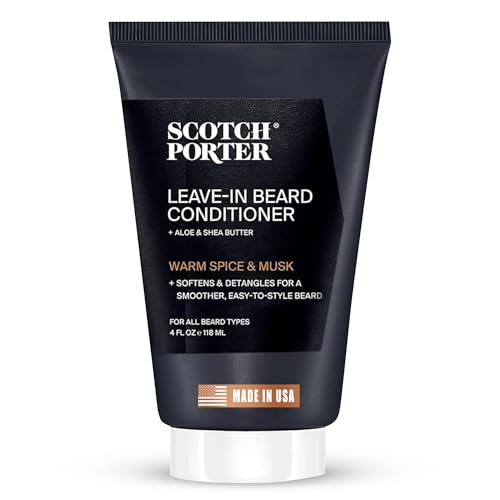 Scotch Porter Restorative Leave-In Beard Conditioner – Deep Conditioning Softener