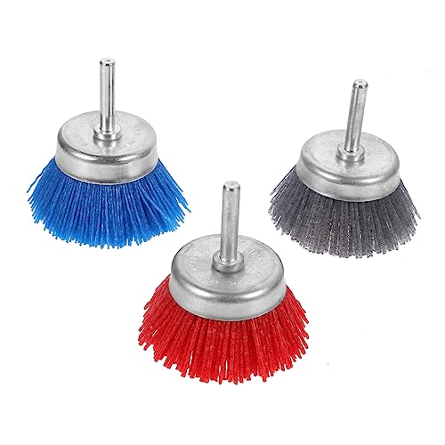 STOBAZA Polishing Wheel Brush 3pcs Grinding Tool for Wood Carving Abrasive Grinding Wheel Brush Car Detailing