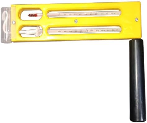 BELLSTONE Type Centigrade Sling Psychrometer Thermometer Plastic Body, Pack Of 1