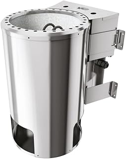 Karibu elektrisch Saunaofen 3,6 KW Bio Easy Plug&Play für externe Steuerung, ohne Saunasteine, ohne Steuerung