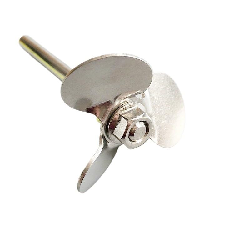 Lab Dispersion Paddle, Stainless Steel Stirring Rod Disc Blades Lab Mixer Accessories Multiple Sizes(Stirring Rod 100mm+nut)