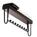 Produktbild emuca 7086513 porte-vêtements herausziehbarer mit Schließ-Komfort für Schrank tiefe 445 mm ID Mokka