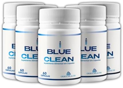 Natural Supplement, 60 Capsules, Pack of 5 Kit 5 Blue Clean- Fórm...