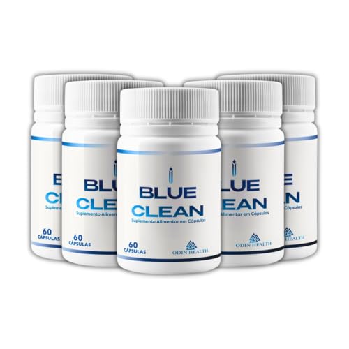 Natural Supplement, 60 Capsules, Pack of 5 Kit 5 Blue Clean- Fórm...