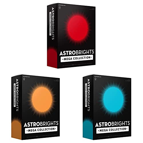 Astrobrights Blue Cardstock, 65 lb, 320 sheets
