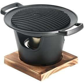 Amazon.co.jp: 固形燃料コンロ付鍋 - サービングウェア: ホーム