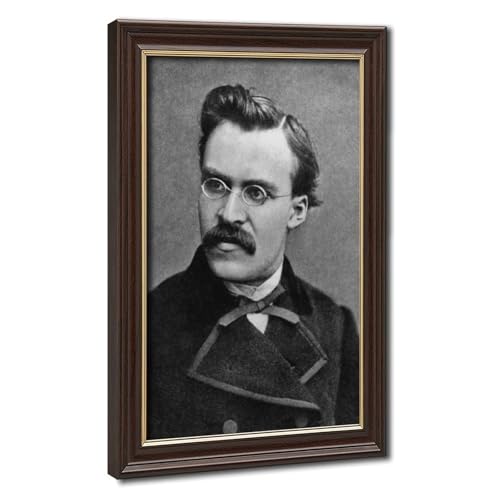 Poster Friedrich Nietzsche toile pour bureau et décoration murale de salon