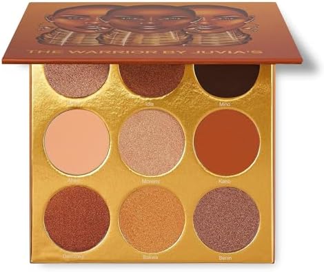 Juvia's Place The Warrior Eyeshadow Palette 9 Shades Pigmented Eye Makeup