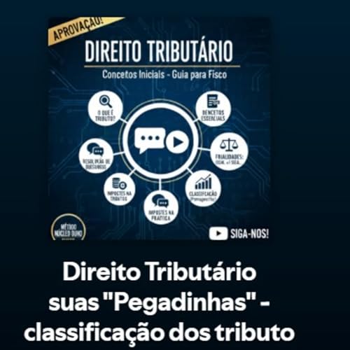 Page de couverture de Direito Tributário suas "Pegadinhas" - classificação dos tributo