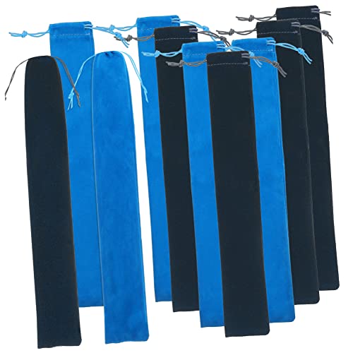 IMIKEYA 10pcs Recorder Instrument Bag Set - Portable Flute Case with Drawstring for Soprano and Flute