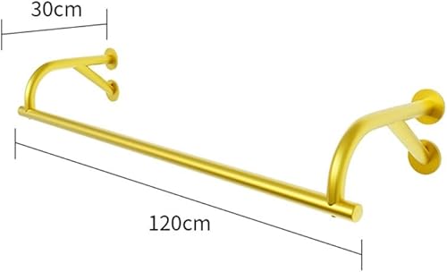 Miniatura 2 de Perchero de montaje en pared, moderno y simple de hierro para exhibición al por menor, barra de ropa multiusos para colgar en el baño, toallero para