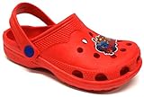 ARNETTA Superman Clogs, Mare Bimbo Art. S11932 Rot, Rot - rot - Größe: 34/35 EU