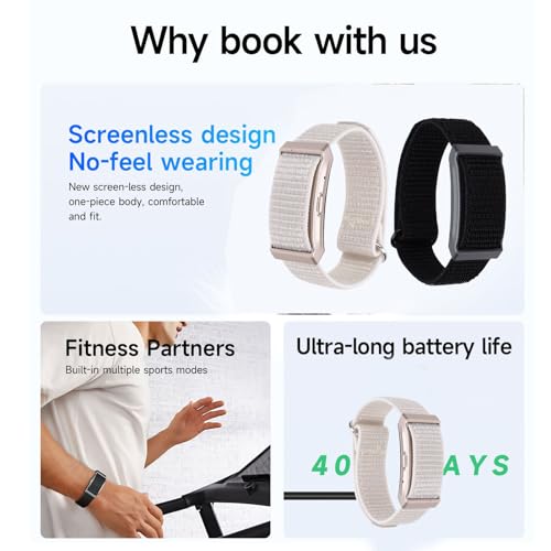 ASHATA Intelligentes Armband, Tragbarer Aktivitäts Fitness Tracker mit 1ATM Wasserdichtigkeit, 4 Themenstilen, Schlaf Tracking, Herzfrequenzmesser, für Männer und Frauen (Black)