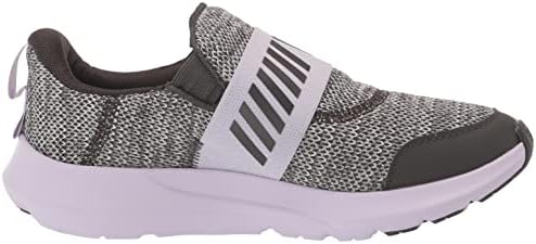 Under Armour Girls Grade School Surge 3 Slip on Running Shoe, (102) Jet Gray/Nebula Purple/Jet Gray, 4 Big Kid | Image 5