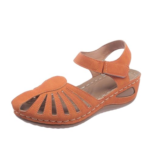 Sandalias Marrones Mujer-Sandalias Mujer Verano Comodas-Sandalias De Verano con CuñAs Y Punta Abierta Informales, CóModas Y con para Playa Chanclas Mujer Dedo