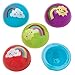 Baker Ross AT976 Jouets sauteurs arc-en-ciel - Mini jouets pour enfants (Paquet de 12)