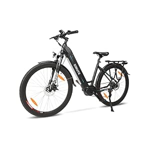 ESKUTE Polluno Pro Mid-drive Electric City Bike 28”Step-Thru Electric Hybrid Bicycle E-bike Bafang Motor 250W Removable…