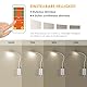 ENUOTEK Leselampe Bett Wandmontage, LED Wandleuchte Bettlampe, Dimmbar Schwanenhals Leseleuchte mit Fernbedienung, Schlafzimmer Leselicht, 4W Touch Wandlampe mit 2A USB Ladeanschluss 3 CCT Buchlampe