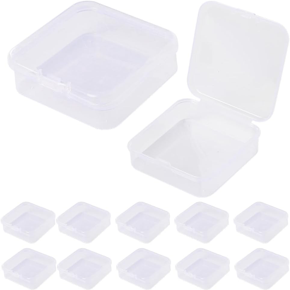 Jp Tky プラスチックケース 小物 収納 小分け 小物入れ 透明 小型 パーツ 部品 保護 18個セット ホビー 